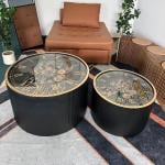 طقم طاولات بتصميم تروس ساعة فني فاخر