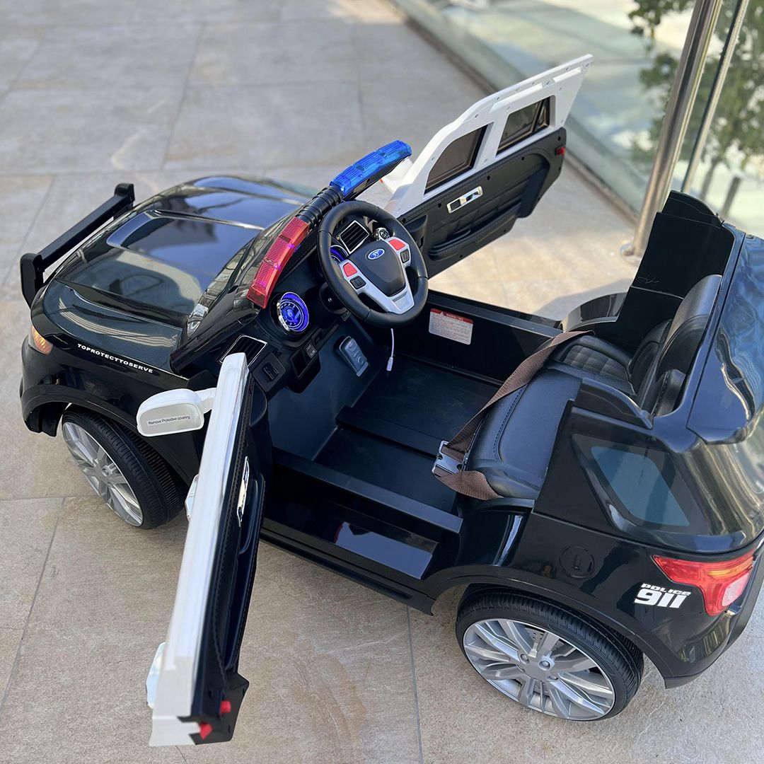 سيارة شرطة كهربائية 12 فولت للأطفال - 20