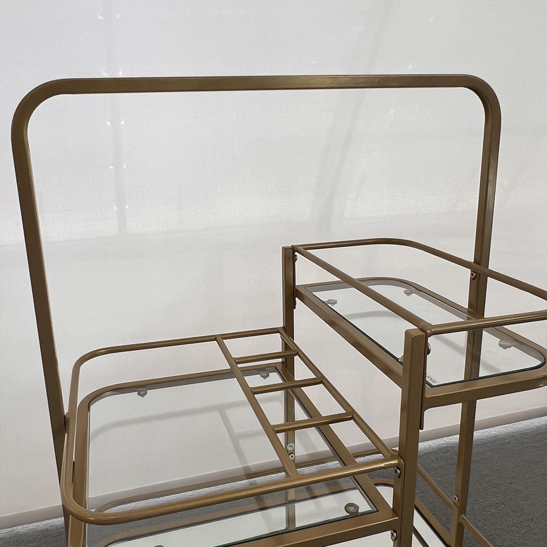 Metal hospitality trolley with wheels product thumbnail 15