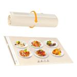 لوح تسخين الطعام السيليكون القابل للطي - 9