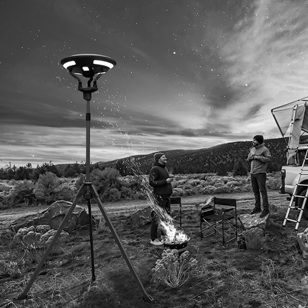 ضوء التخييم الثلاثي مع سبيكر - 34