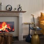 ديكور الموقد الخشبي بتصميم عصري - 7