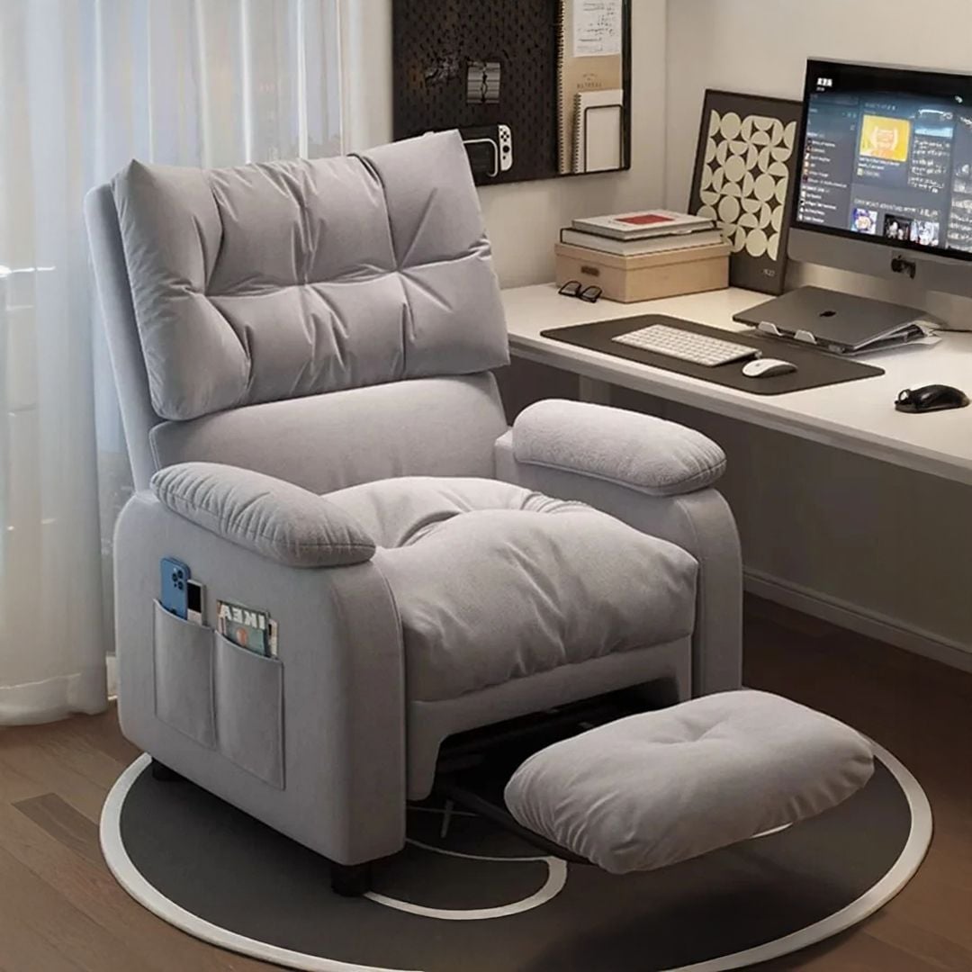 ريكلاينر مكتبي فاخر مع عجلات - 2