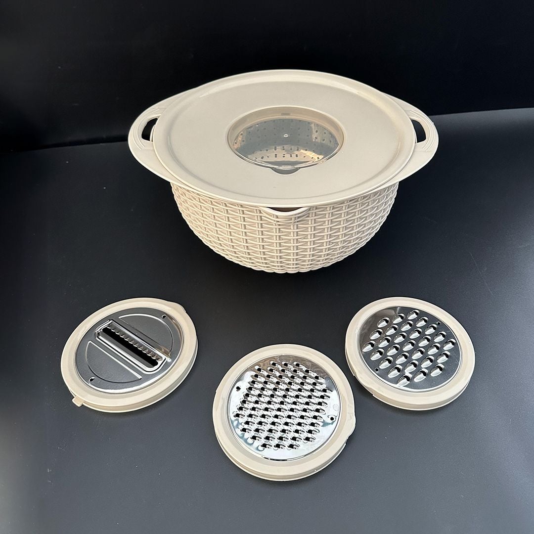 مبشرة ومصفاة بلاستيكية مع غطاء - 7