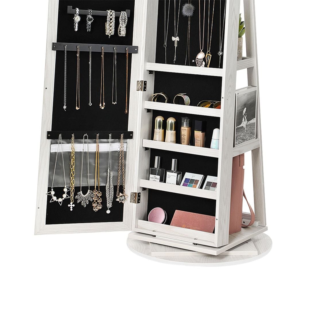 مرآة مع خزانة مجوهرات مضيئة	 - 10