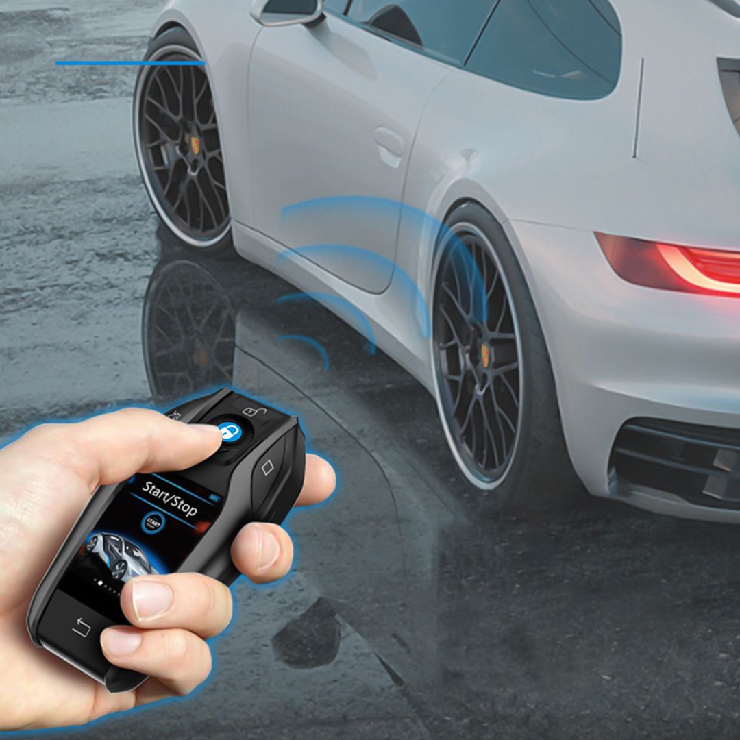 مفتاح ذكي للسيارة مع شاشة LCD	 - 2