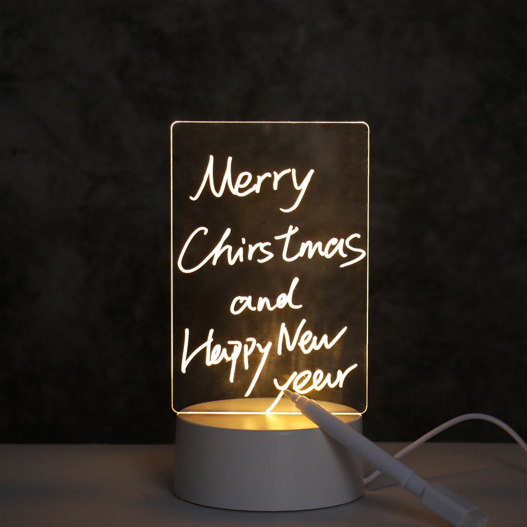 Creative Acrylic LED Note Board product thumbnail 4