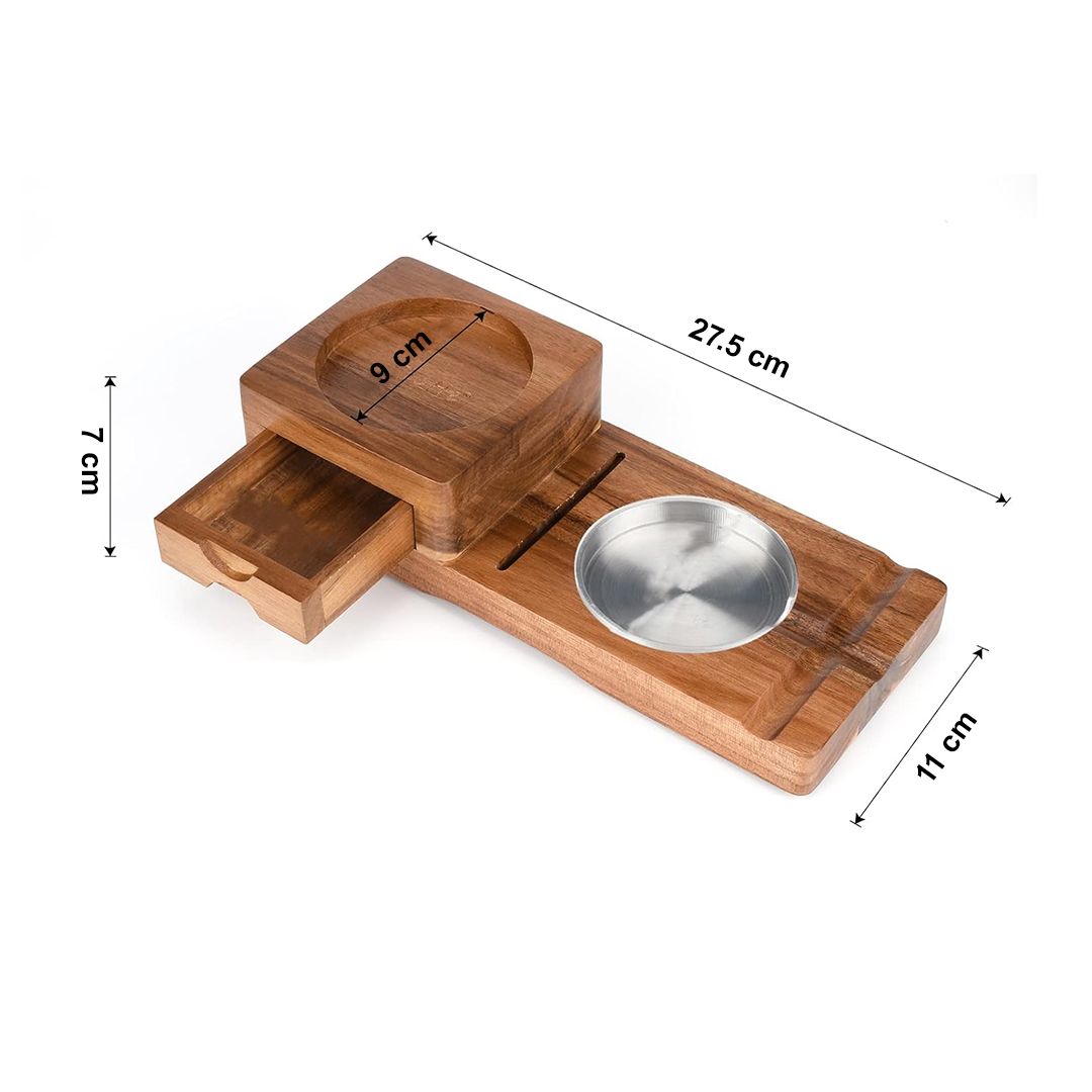 Wooden Ashtray with Cup Coaster product thumbnail 11