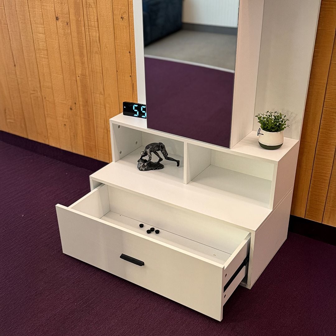 خزانة مع مرآة للمدخل - 7