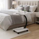 طاولة جانبية بتصميم دائري - 1