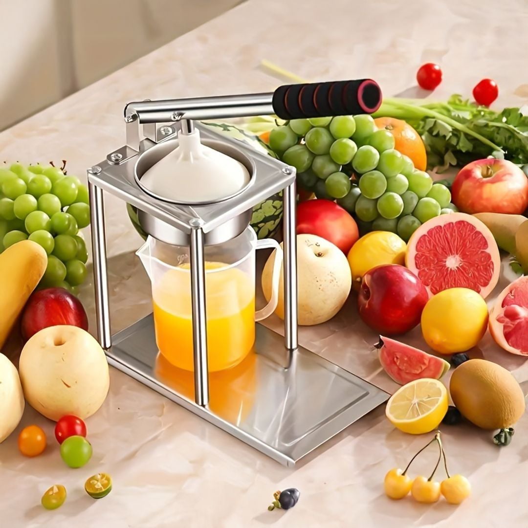 عصارة يدوية متينة من الستانلس ستيل - 1