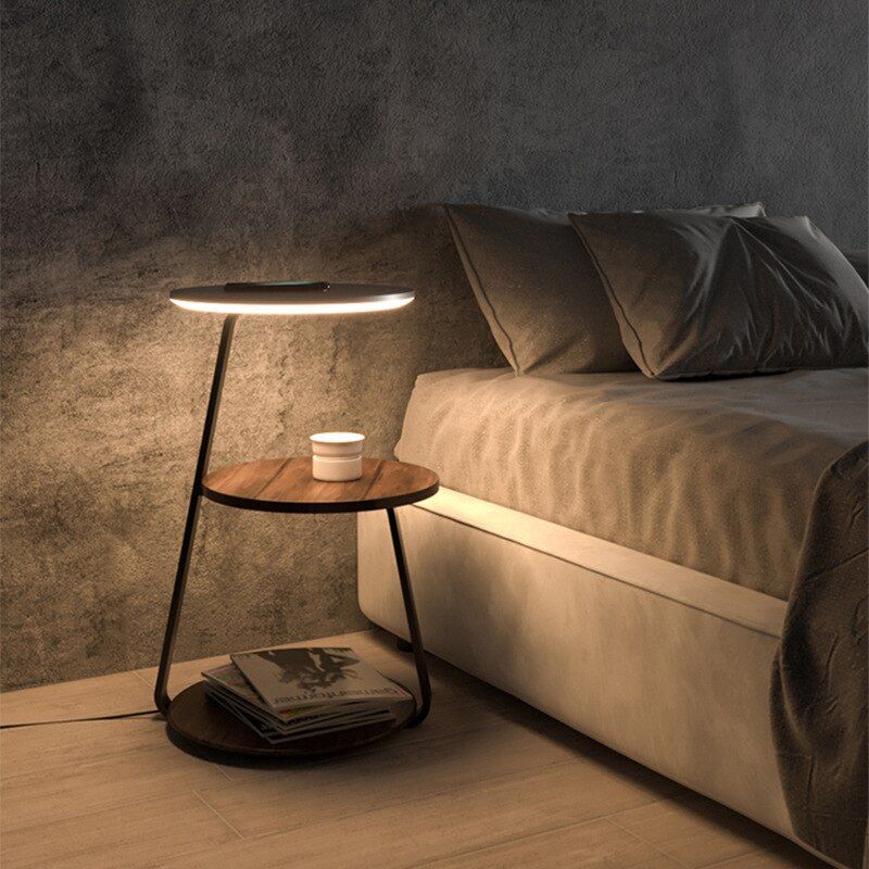 LED wooden table with fast Charging Technology product thumbnail 2