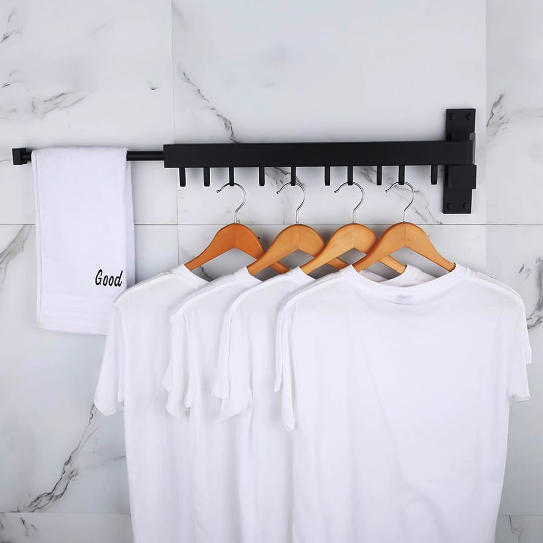 wall mounted clothes rack product thumbnail 9