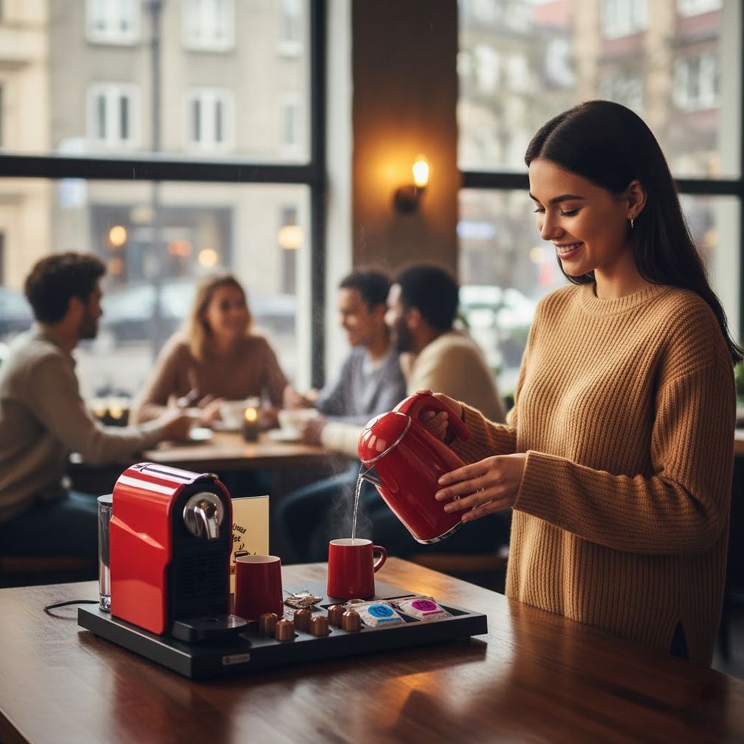 ركن ضيافة فندقي متكامل لتحضير المشروبات - 19