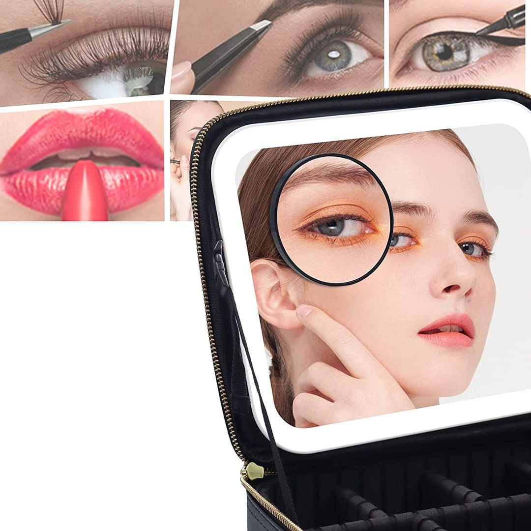 Cosmetic Storage Box With LED light Mirror product thumbnail 14