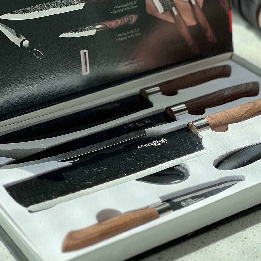 طقم سكاكين ستانلس ستيل للمطبخ - 29