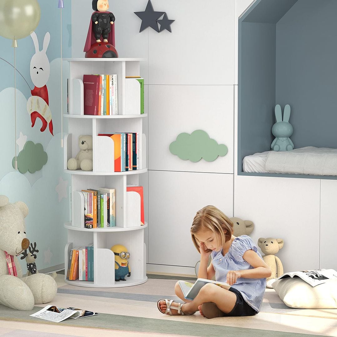 Wooden Library with Swivel Base 4 Layers product thumbnail 12