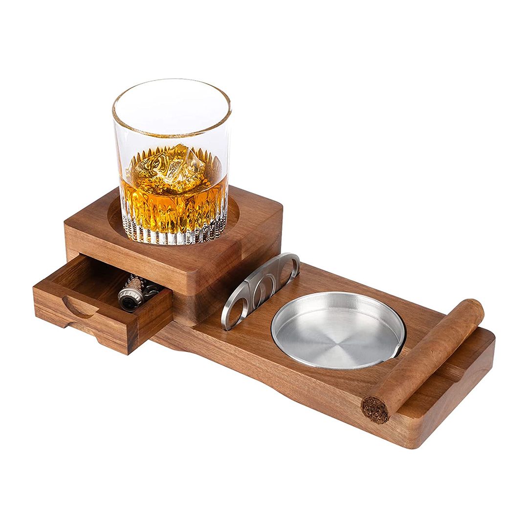 Wooden Ashtray with Cup Coaster product thumbnail 8