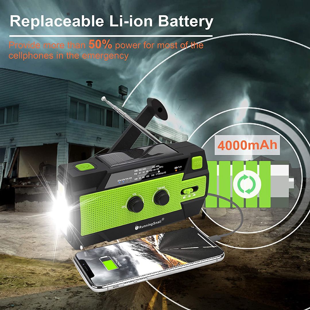 Solar Powered Rechargeable Radio product thumbnail 14