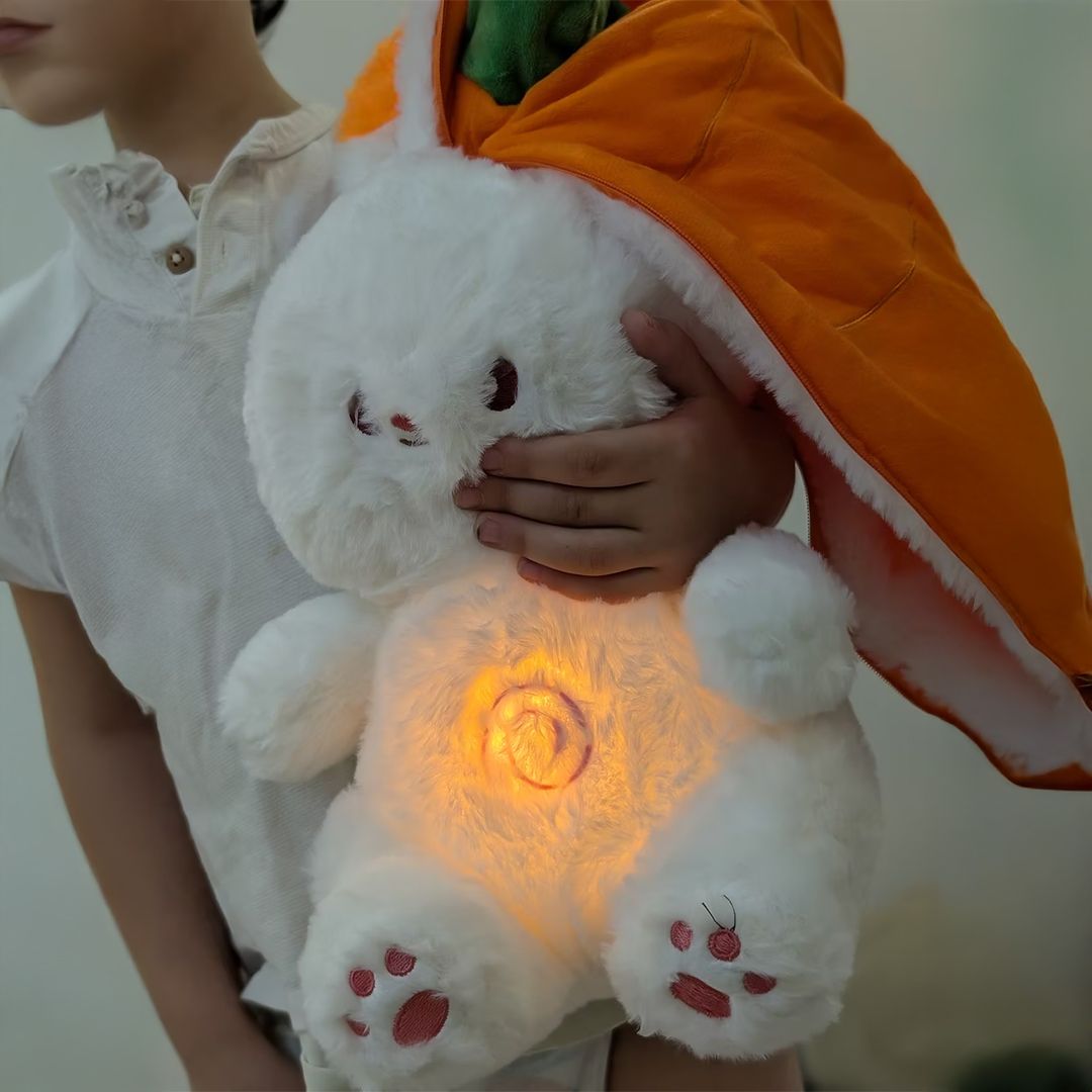 Bunny Plush with Light-Up Carrot product thumbnail 6