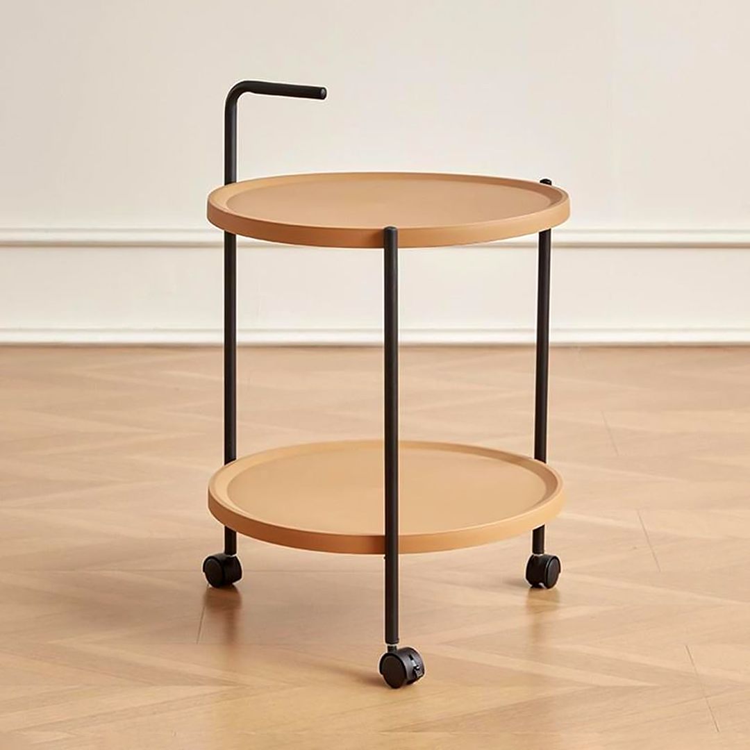 عربة ضيافة دائرية مزدوجة - 10