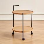 عربة ضيافة دائرية مزدوجة - 10