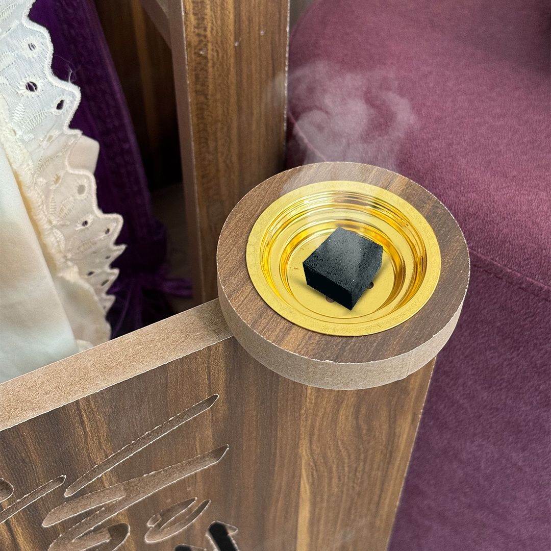 Wooden Prayer Stand with Incense Burner product thumbnail 10