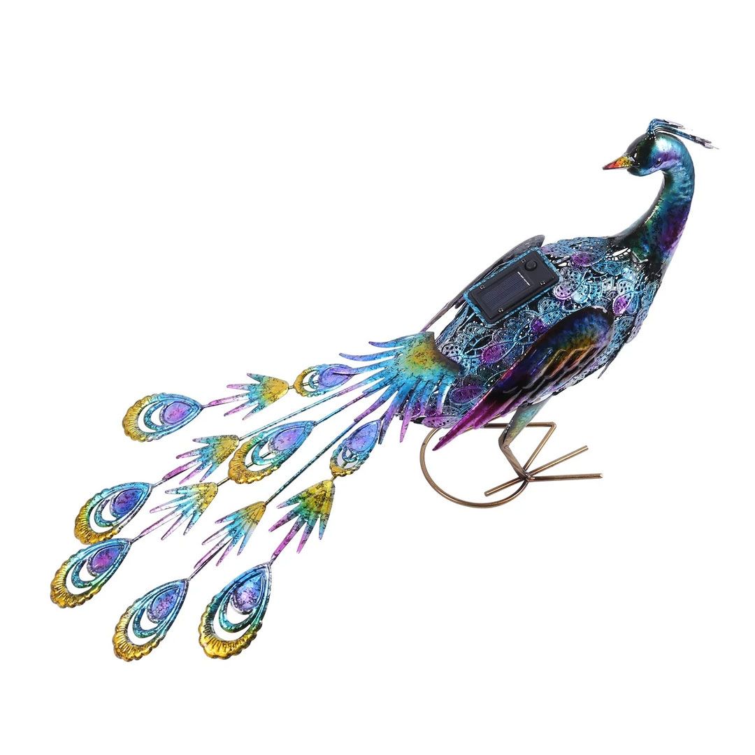 Peacock Statues with Solar Lights product thumbnail 14