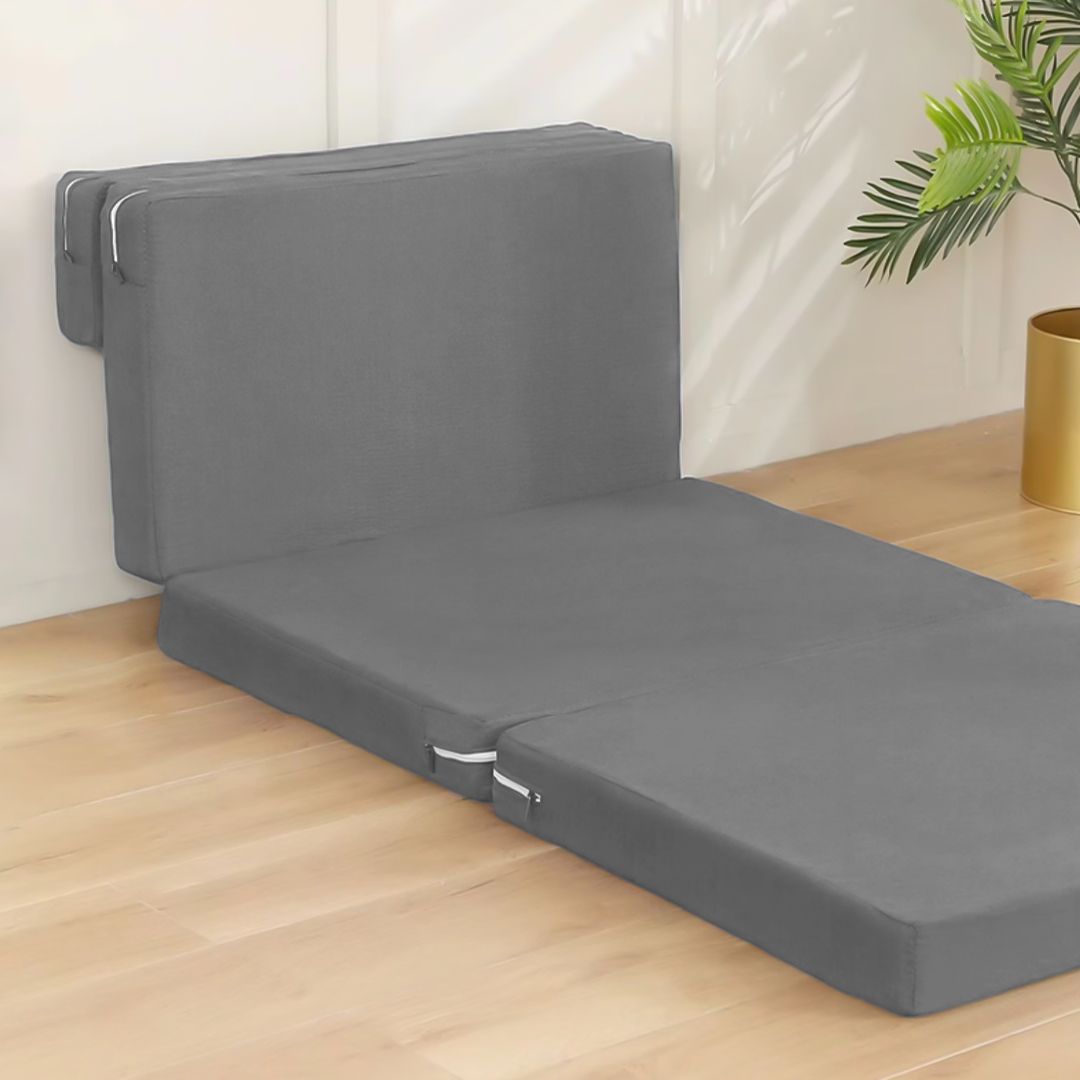 مرتبة نوم قابلة للطي مع وسادة مدمجة - 9