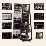 مرآة مع خزانة مجوهرات مضيئة	 - 6