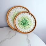 صواني دائرية من الخيزران - 1