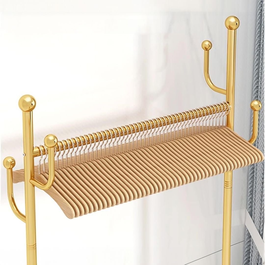 Clothes Stand with Wheels and Basket product thumbnail 11