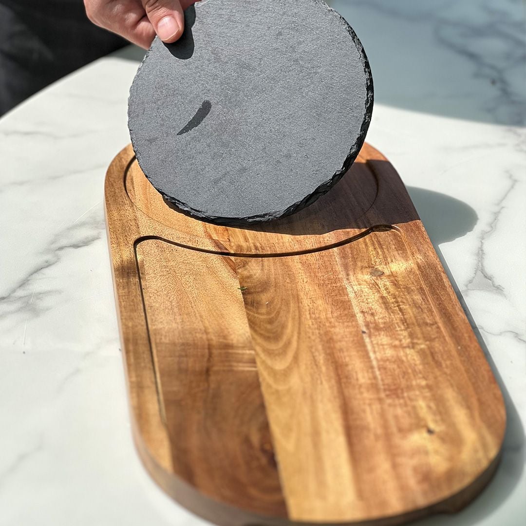 Steak Serving Board with Slate Stone product thumbnail 14