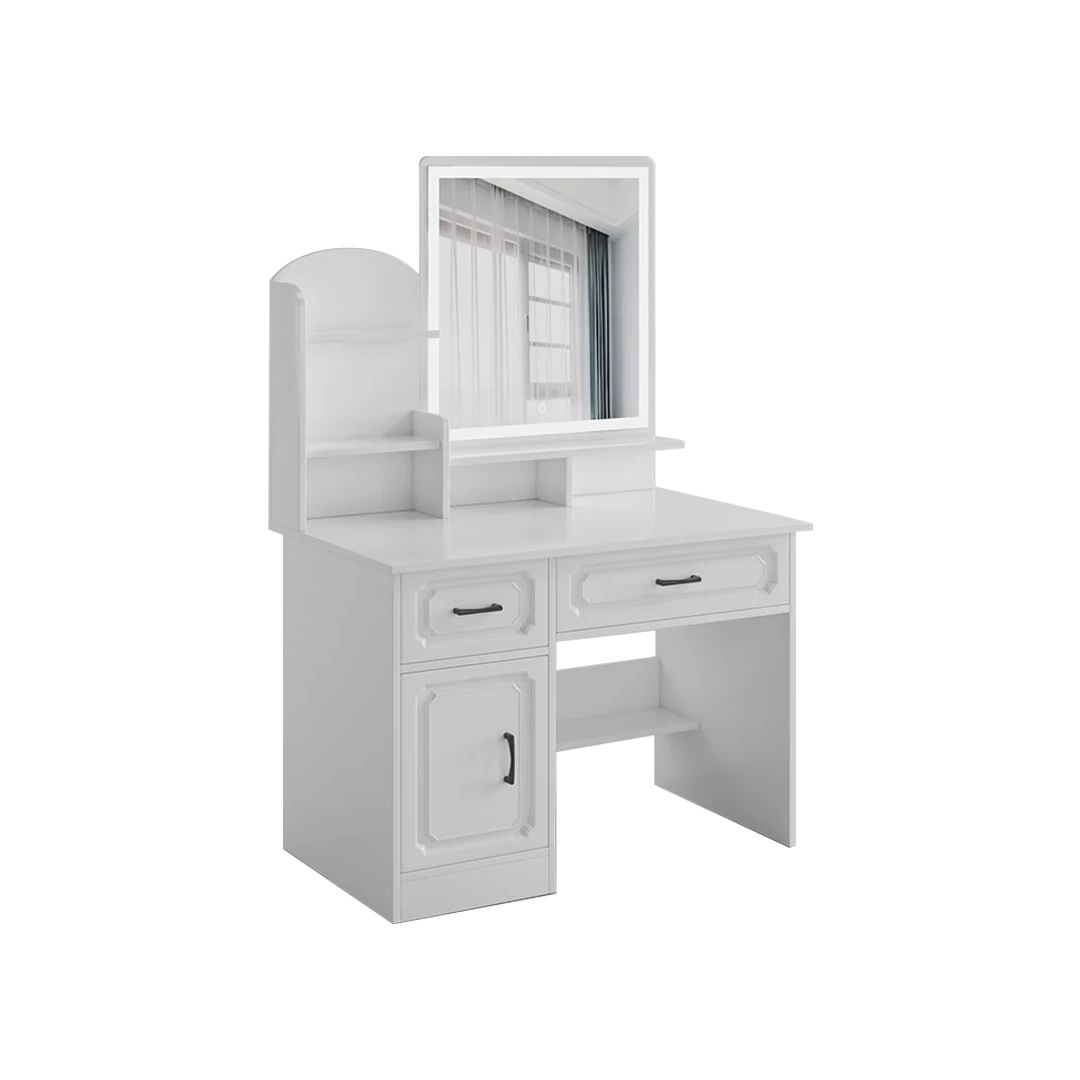 Modern Dressing Table With LED Mirror and Chair product thumbnail 9