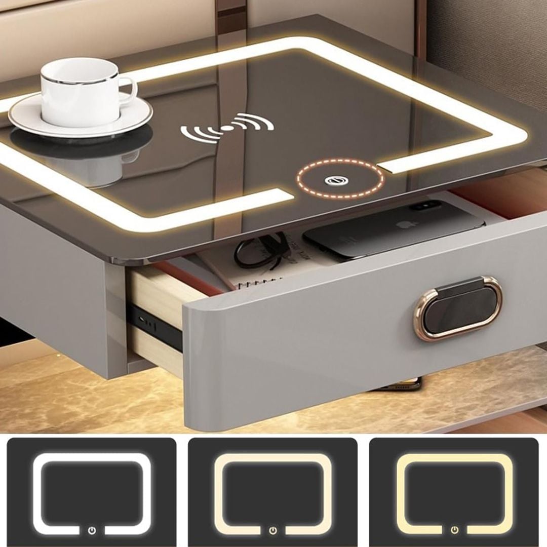 Bedside Table With Internal Storage product thumbnail 7