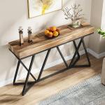 كونسول خشبي بإطار معدن - 3