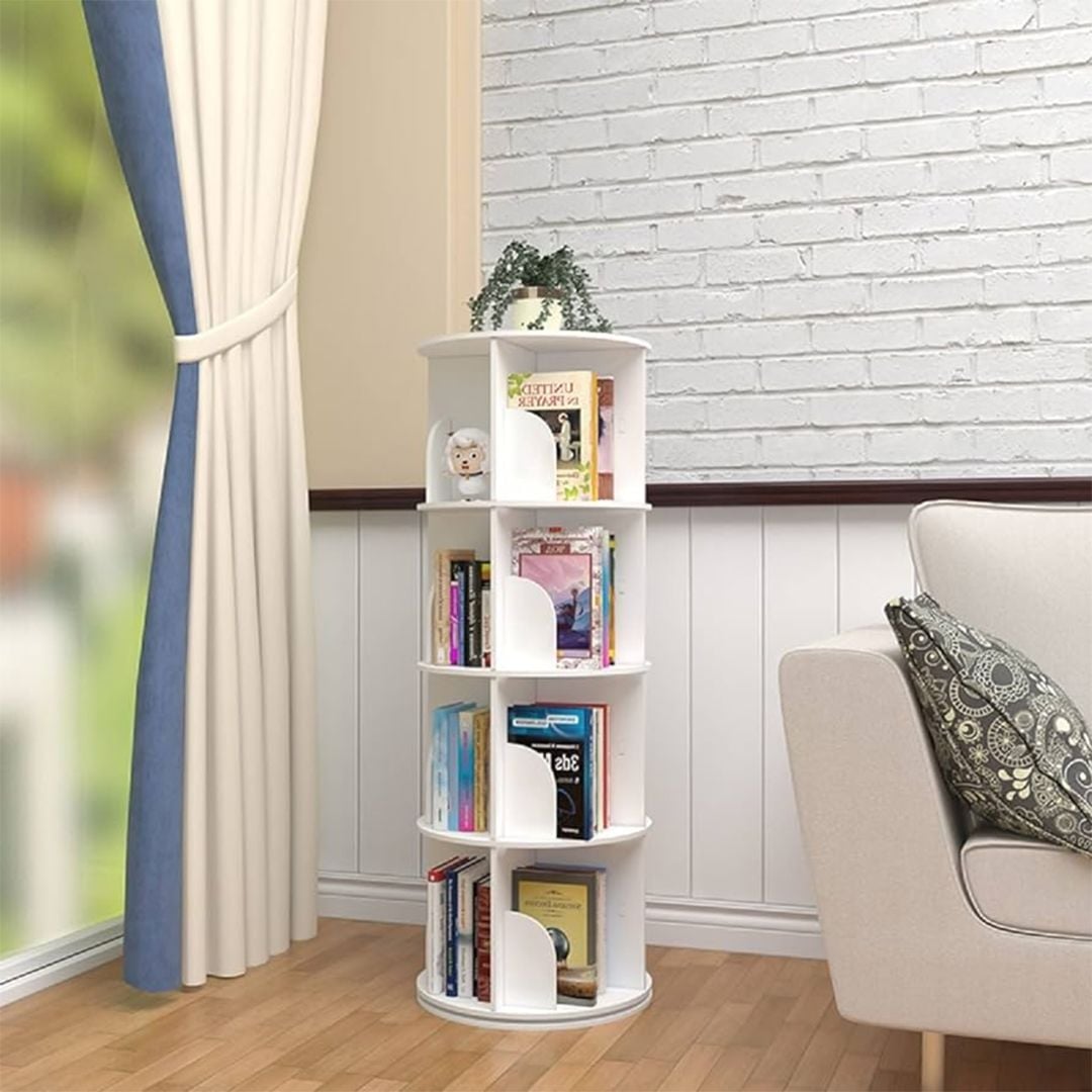 Wooden Library with Swivel Base 4 Layers product thumbnail 11