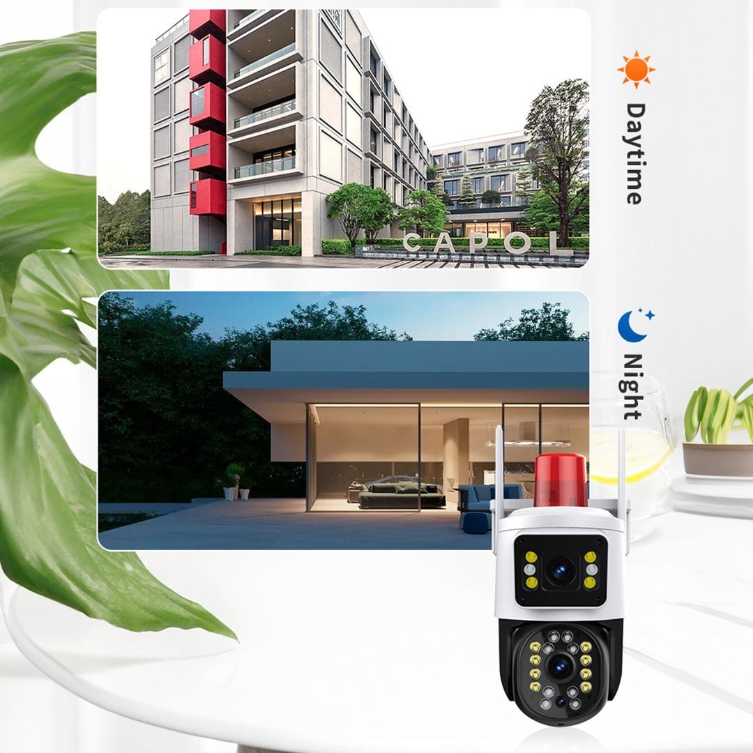 Dual Lens Surveillance Camera - 1