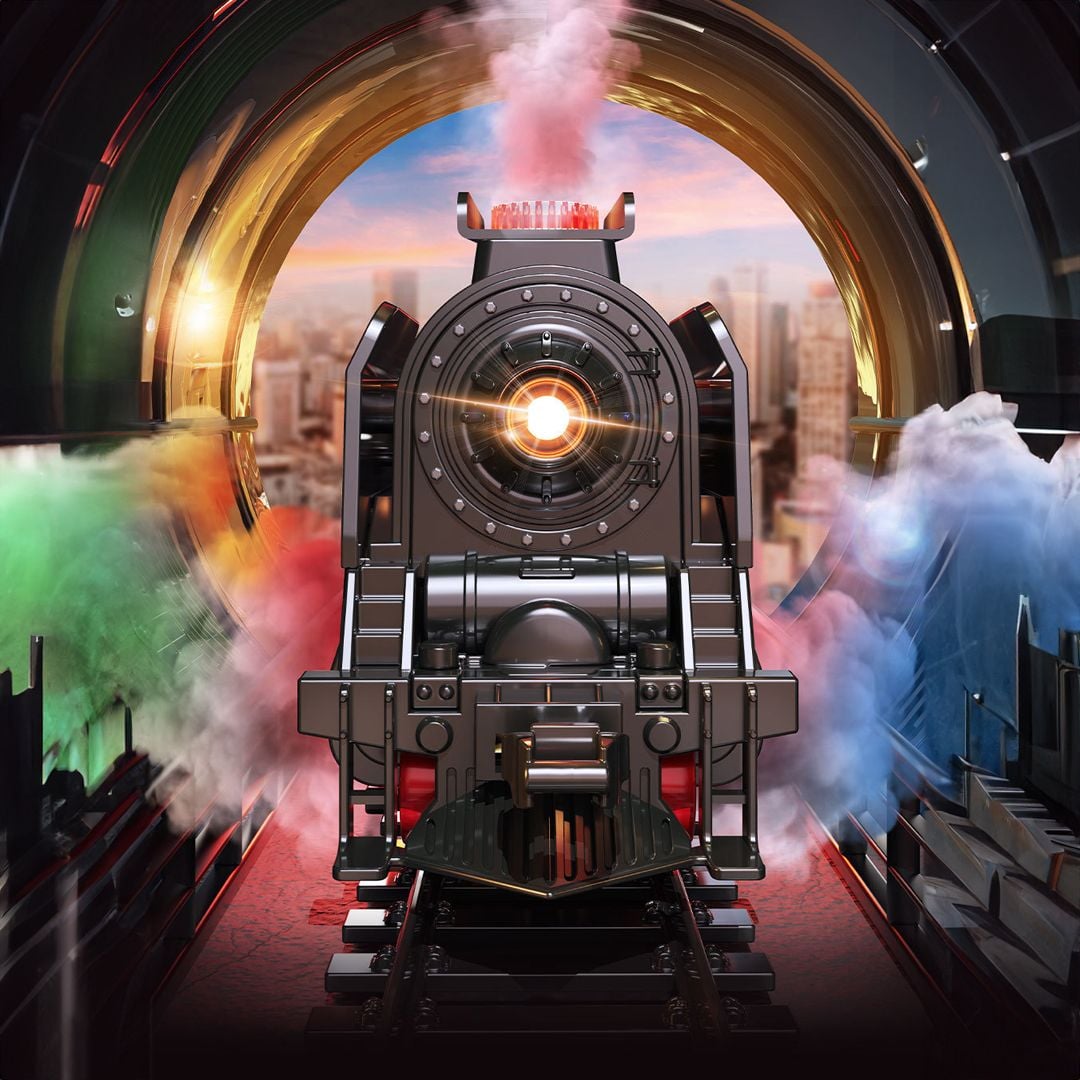 لعبة قطار كهربائي كلاسيكي - 4