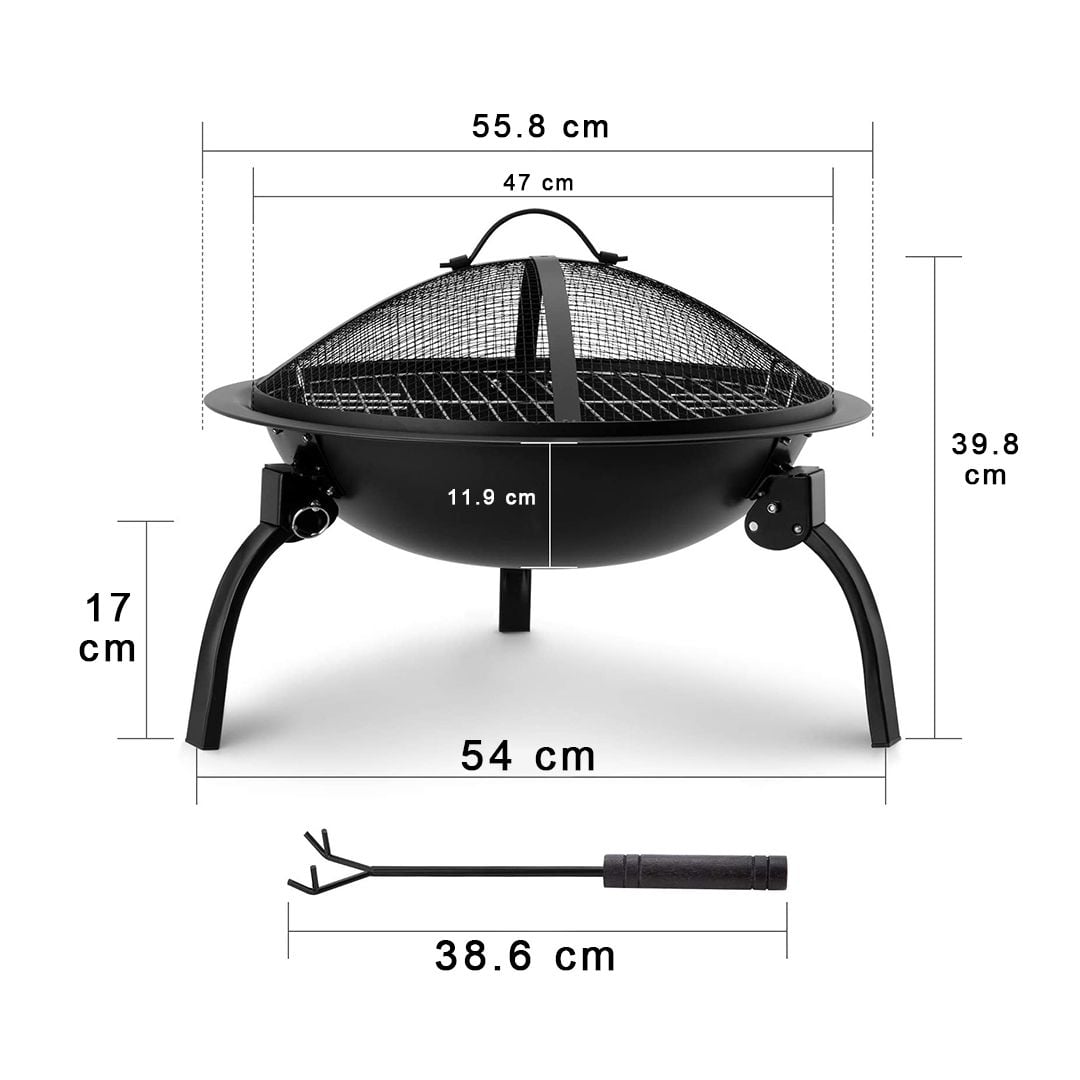 BBQ Firepit With Three Folding Legs product thumbnail 14