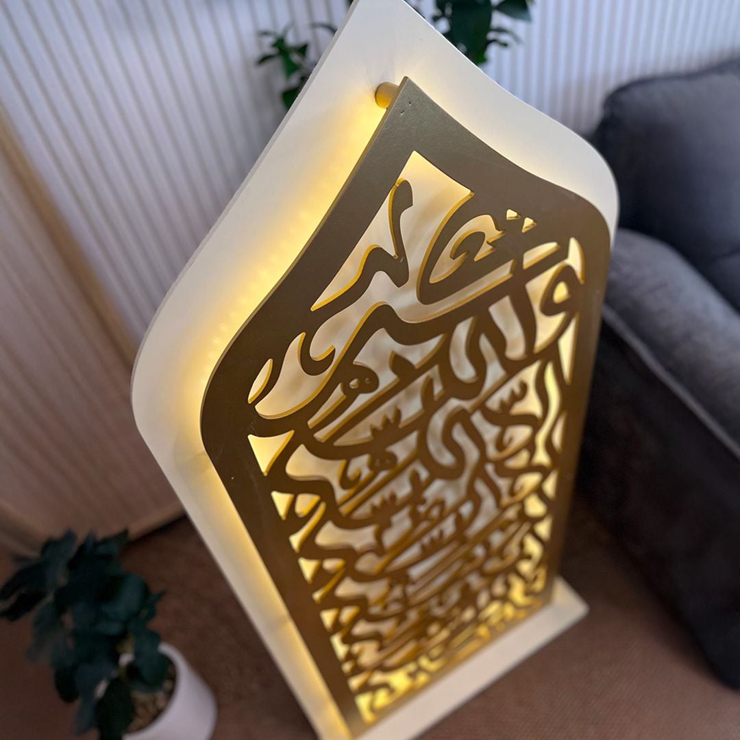 ستاند ديكور رمضاني مضيء بزخارف إسلامية من روح - 5