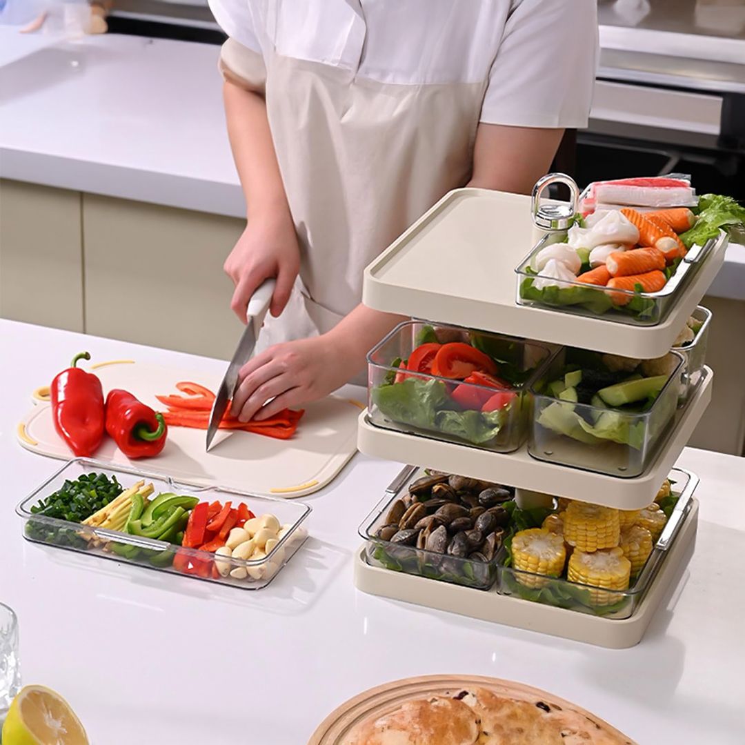 ستاند تقديم دوار بثلاث طبقات - 11