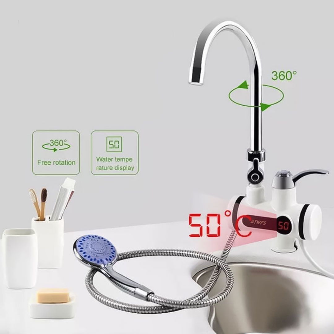 Electric Water Heater Faucet with hose product thumbnail 8