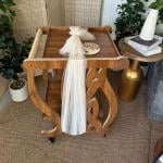 ترولي ضيافة خشبي بتصميم أهلاً من روح - 4