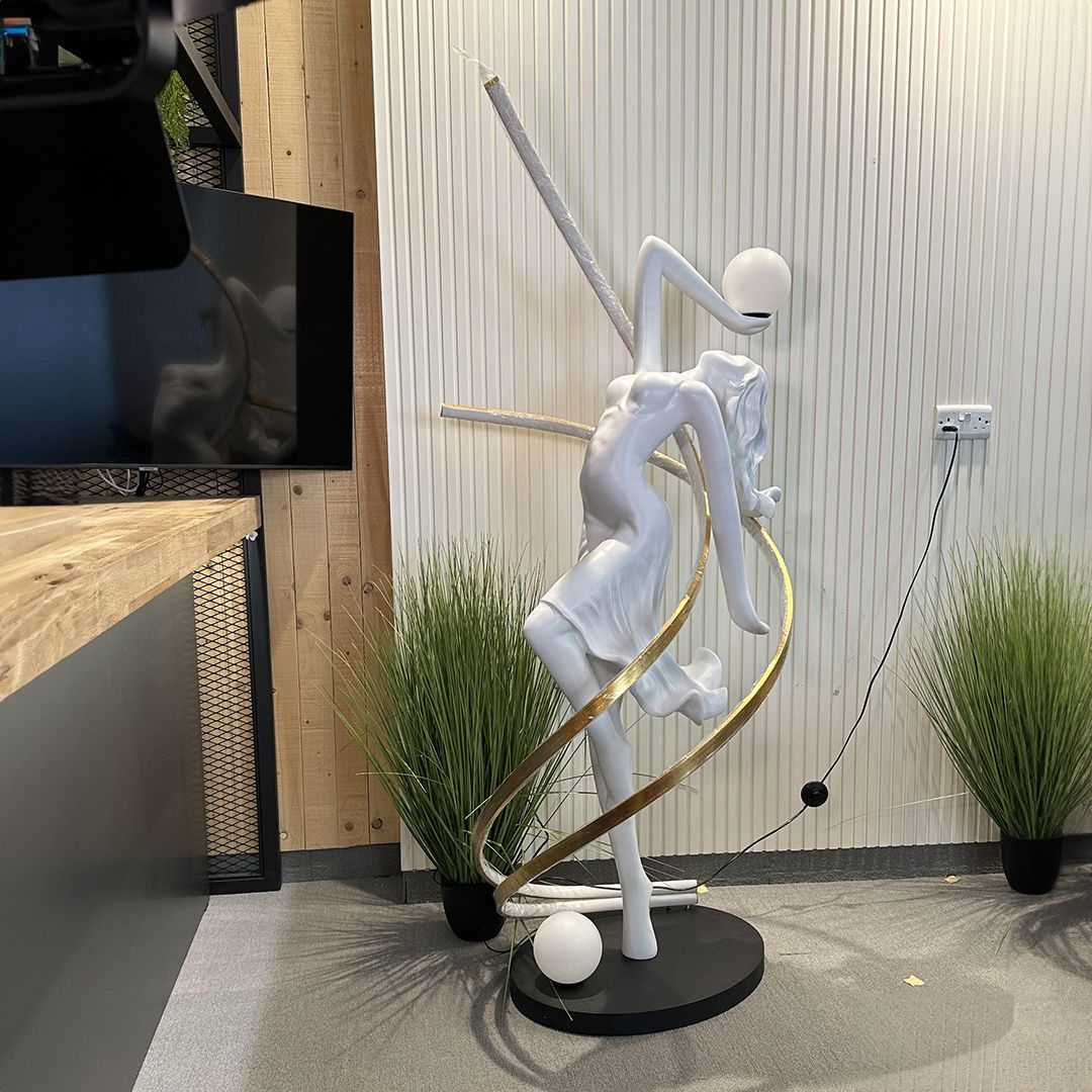 Lamp with Base In the Shape Of a Dancing Figurinec product thumbnail 2