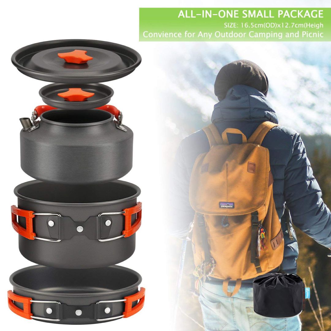 Camping Cookware Kit with stove product thumbnail 5