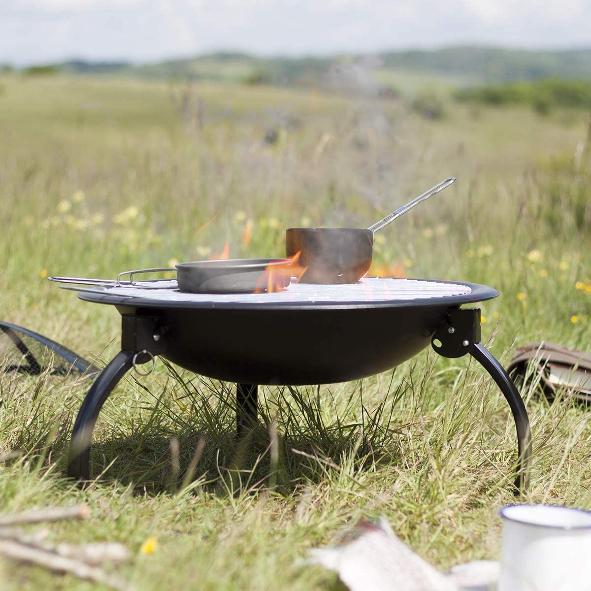 BBQ Firepit With Folding Legs product thumbnail 6
