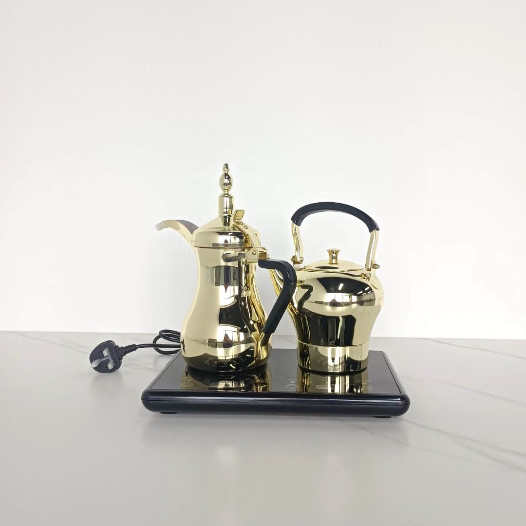 طقم دلة شاي و قهوة كهربائية - 6