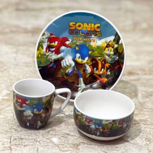 أدوات طعام للأطفال بتصميم SONIC - 2