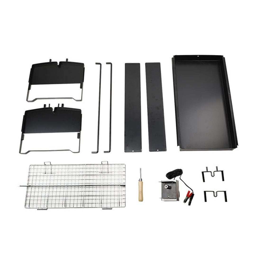 باربكيو محمول مع مشبك قابل للدوران - 17